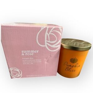 Summer & Rose Pumpkin Bliss Candle